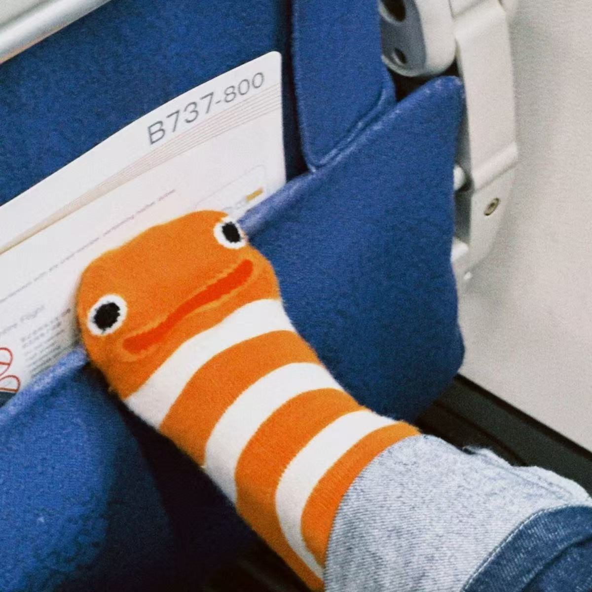 𧦠Official Store β Clownfish Socks | Soft, Comfortable, and Fun