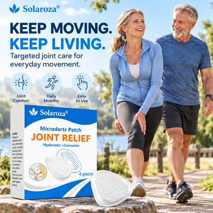Solaroza® Microneedle Patch: Deep Relief for Stiff Knees & Aching Joints
